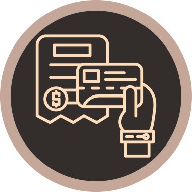 Modern simgenin vektör illüstrasyonu