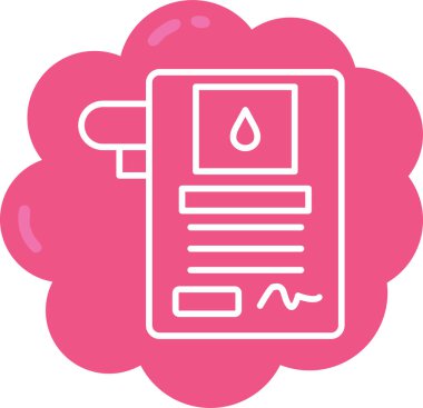 Bulut simgesi vektör illüstrasyonu