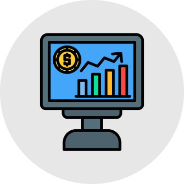 vektör iş simgesi, vektör illüstrasyonu