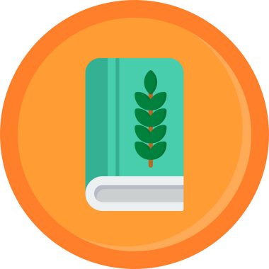 Kitap. Web simgesi basit illüstrasyon