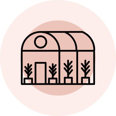 vektör simgesi, sera illüstrasyonu