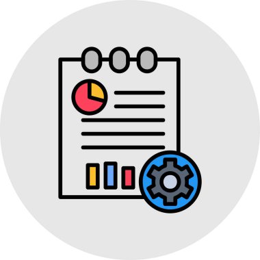 veri analiz vektörü simgesi