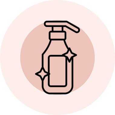 Temizleme simgesinin vektör illüstrasyonu