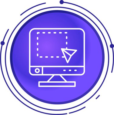 izleyici simgesi, vektör illüstrasyonu