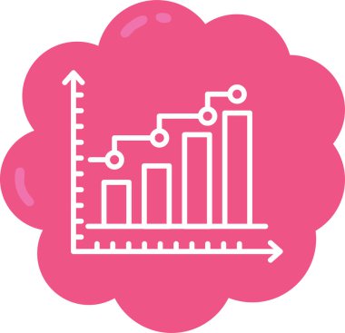 İş ve finans simgesinin vektör illüstrasyonu