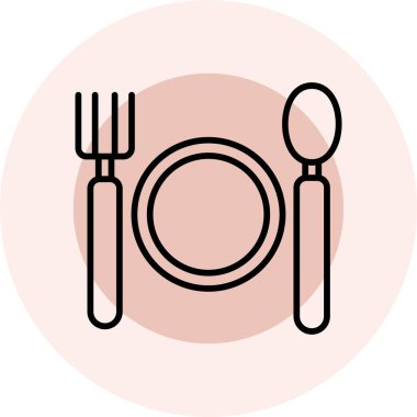 Çatal ve çatal bıçak takımı.