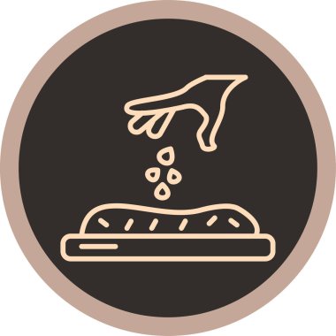 vektör besin simgesi illüstrasyonu