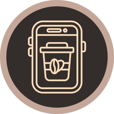 cep telefonu ikonu vektör illüstrasyonu