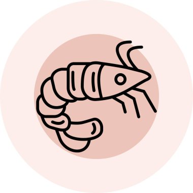 Balık. Web simgesi basit illüstrasyon