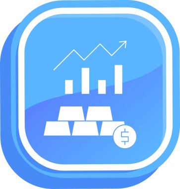 Dolar ikonlu çizelge. vektör illüstrasyonu