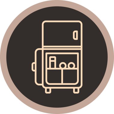 Bagaj simge vektör çizim