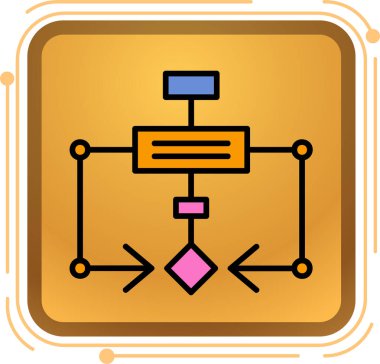 İkinci modern teknoloji için vektör illüstrasyonu