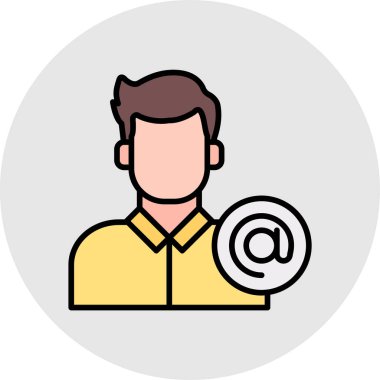 Zarf e- posta iletisi olan adam