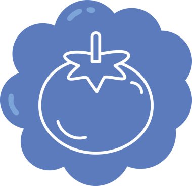 meyve ikonu vektör illüstrasyonu