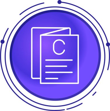 dosya biçimi simgesi, vektör illüstrasyonu