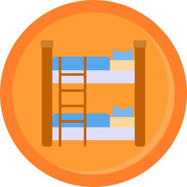 Otel modern simge vektör illüstrasyonu