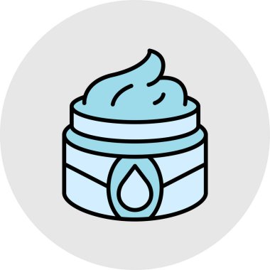 Bir damla sıvının vektör çizimi