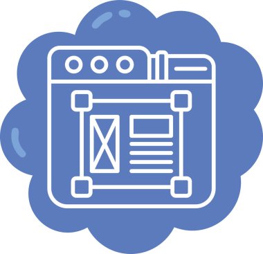 seo modern simgesinin vektör illüstrasyonu