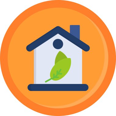 ev evi simgesi düz stil