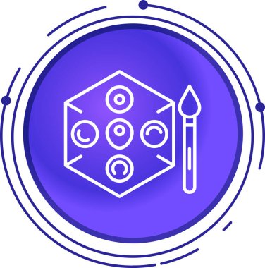 Kalem simgesi, vektör illüstrasyonu