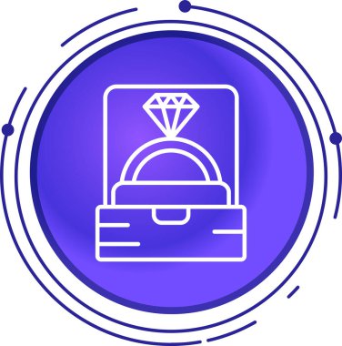 Beyaz arka planda elmas simgesi olan çizgi elmas. Mücevher sembolü Renkli taslak konsepti. vektör illüstrasyonu