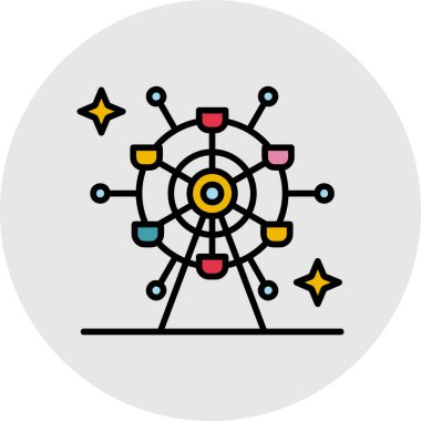 Modern simgenin vektör illüstrasyonu