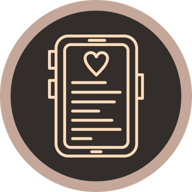 Cep telefonu. Basit resimleme