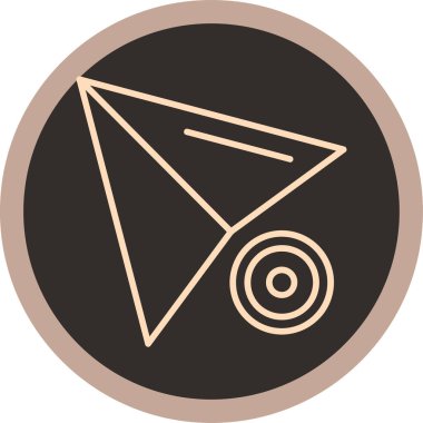 Modern simgenin vektör illüstrasyonu