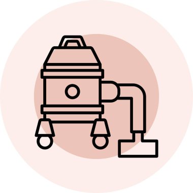 robot. Web simgesi basit illüstrasyon