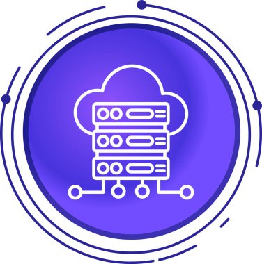 Bulut hesaplama. Web simgesi