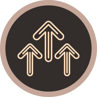 ok simgesi vektör illüstrasyonu