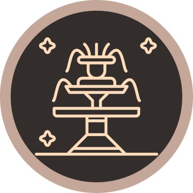 Dövme simgesinin vektör çizimi