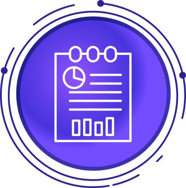 Kontrol listesi simgesi vektör illüstrasyonu