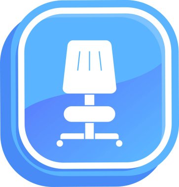 Sandalye masası simgesi - taslak biçimi