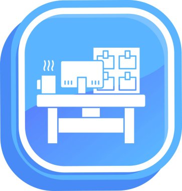 Dükkan. Web simgesi basit illüstrasyon