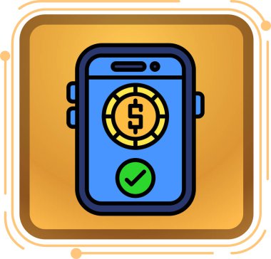 Akıllı izle simge vektör.