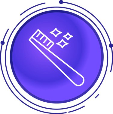 Çizgi Sihirli değnek simgesi beyaz arkaplanda izole edildi. Yıldız şeklinde sihirli aksesuar. Sihirli güç. Renkli taslak konsepti. Vektör