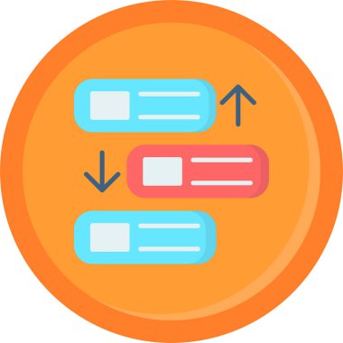 Modern bir simgenin vektör illüstrasyonu