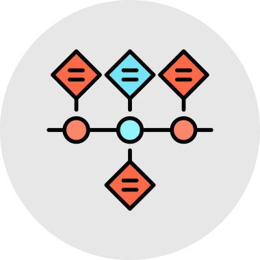 Şeffaf bir arkaplanda molekül vektör çizimi.