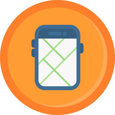 cep telefonu simgesini düz biçimde sil