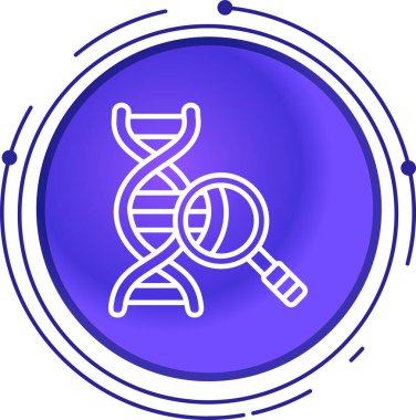 çizgi DNA mühendisliği ve genetik mühendisliği ikonu beyaz arka planda izole edildi. Genetik mühendisliği, klonlama klonlama testi. Renkli özet kavramı.