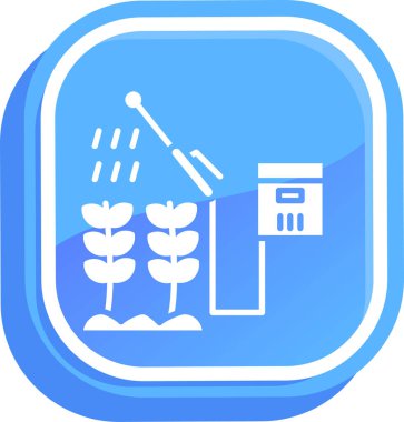 Bir çiftlik simgesinin vektör illüstrasyonu