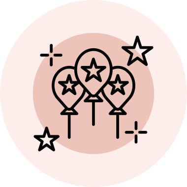 yıldız vektör simgesi modern illüstrasyon