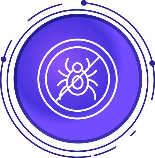 Benzersiz örümcek vektör simgesi