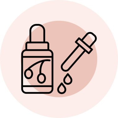 Sprey şişe. Basit resimleme