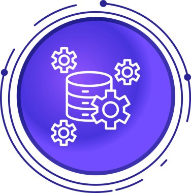 seo modern simgesinin vektör illüstrasyonu