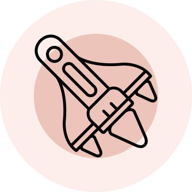 Modern bir simgenin vektör illüstrasyonu