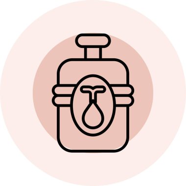 Modern bir simgenin vektör illüstrasyonu