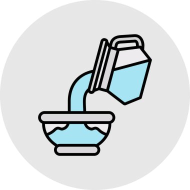 Gıda simgesinin vektör illüstrasyonu