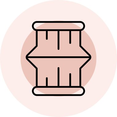 Modern b 'nin vektör illüstrasyonu eksik simgesi